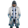 Marine OP AOP Hooded Cloak Coat FRONT Mockup - One Piece Shop