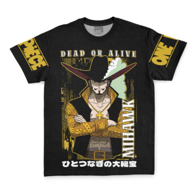 Mihawk Dead Or Alive One Piece Streetwear T-Shirt