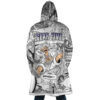 Monkey D Luffy Gear 5 Comic Panels One Piece AOP Hooded Cloak Coat BACK Mockup - One Piece Shop