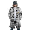 Monkey D Luffy Gear 5 Comic Panels One Piece AOP Hooded Cloak Coat FRONT Mockup - One Piece Shop