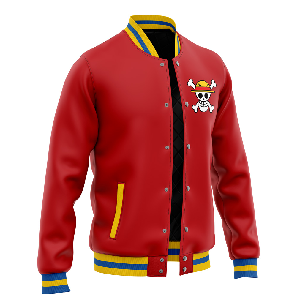 Monkey D. Luffy One Piece Varsity Jacket - Image 2