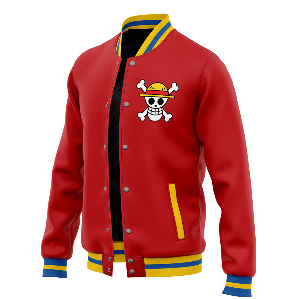 Monkey D. Luffy One Piece Varsity Jacket - Image 3