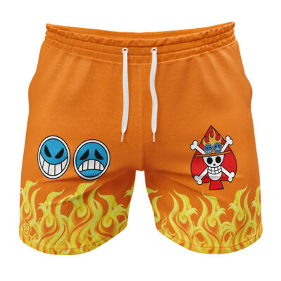 Portgas D. Ace One Piece Gym Shorts