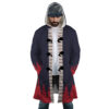 Portgas d Aces Arc OP AOP Hooded Cloak Coat FRONT Mockup - One Piece Shop