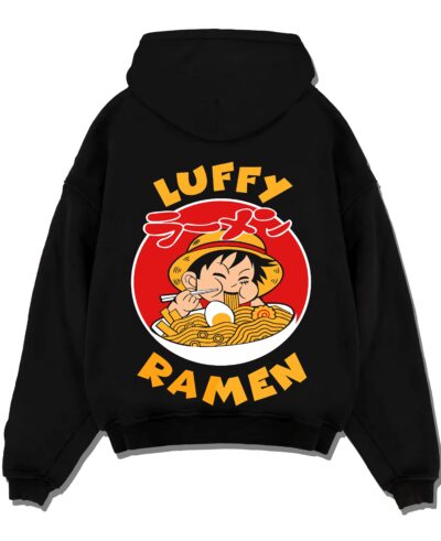 One Piece Pirate Food Design Luffy Ramen Hoodie