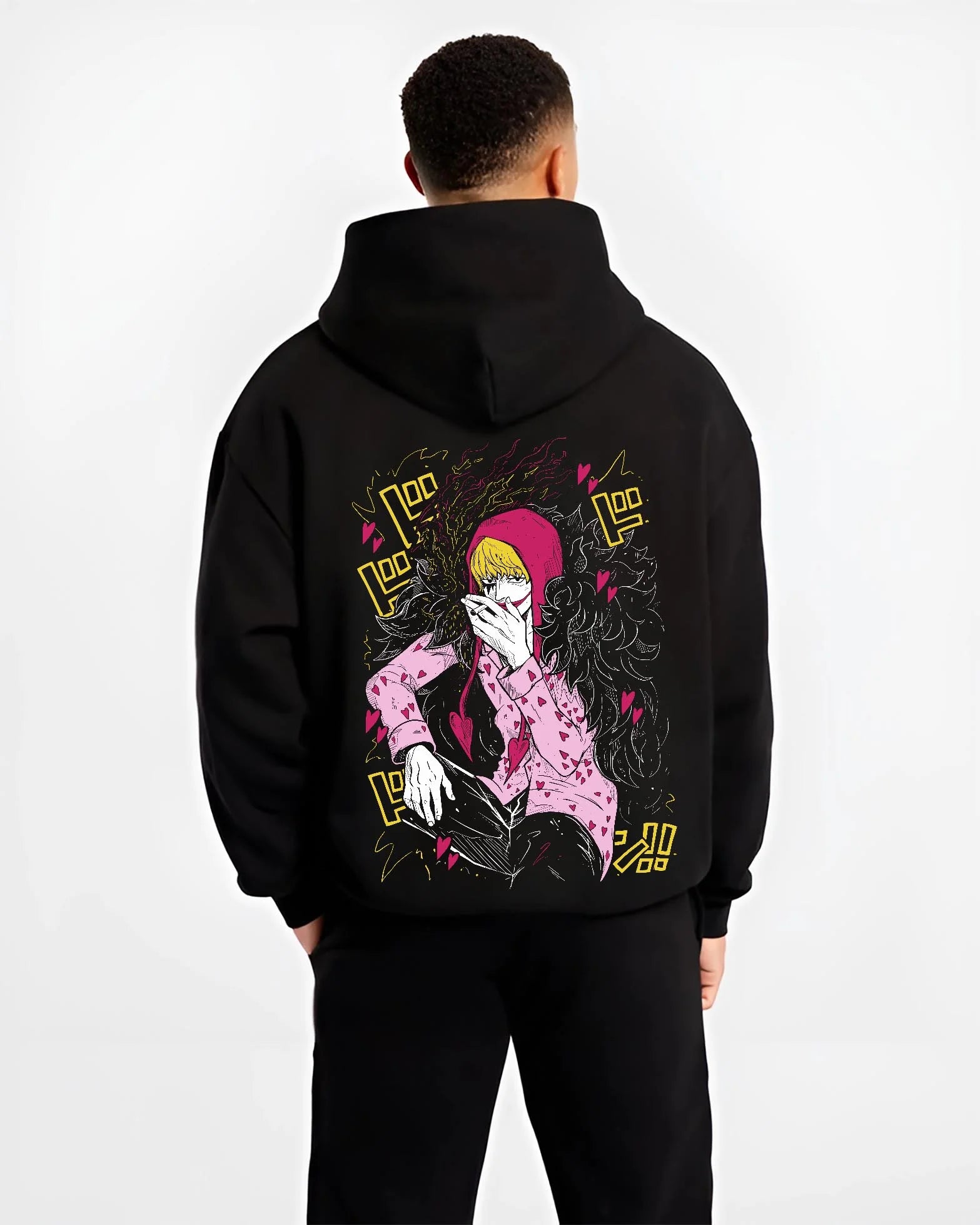 Corazon One Piece Anime Donquixote Rosinante Hoodie - Image 2