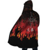 Red Flames Whitebeard Pirates OP AOP Hooded Cloak Coat SIDE Mockup - One Piece Shop