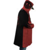 Red and Black Portgas d Aces Arc OP AOP Hooded Cloak Coat RIGHT Mockup - One Piece Shop