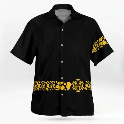 Trafalgar D. Water Law Symbol Stripe Hawaii Shirt