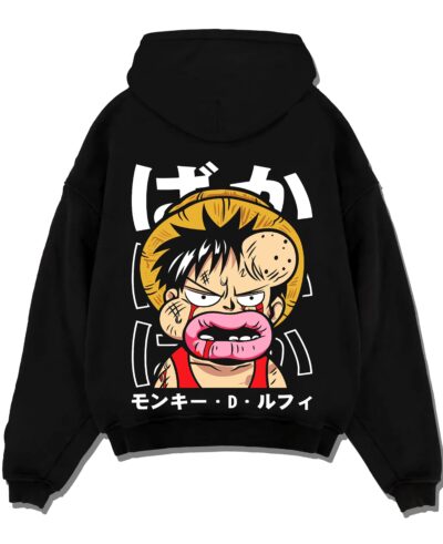 Monkey D Luffy One Piece Funny Face Hoodie