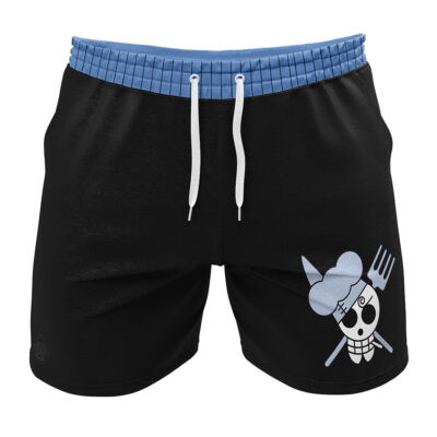 Sanji Straw Hat One Piece Gym Shorts