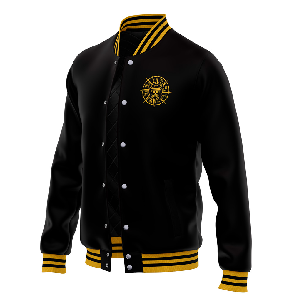 Straw Hat Grand Fleet One Piece Varsity Jacket - Image 3