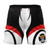 Straw Hat One Piece Gym Shorts BACK Mockup - One Piece Shop