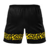 Trafalgar Law Black Punk One Piece Gym Shorts BACK Mockup - One Piece Shop