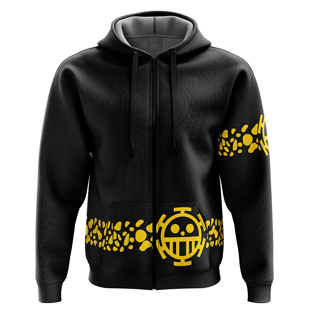 Trafalgar Law Punk Hazard One Piece Zip Hoodie Jacket