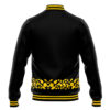 Trafalgar Law Punk Hazard Pattern One Piece Varsity Jacket 3L BACK Mockup - One Piece Shop