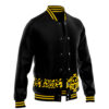 Trafalgar Law Punk Hazard Pattern One Piece Varsity Jacket 3L F LEFT Mockup - One Piece Shop