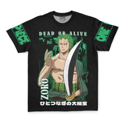 Zoro Dead Or Alive One Piece Streetwear T-Shirt