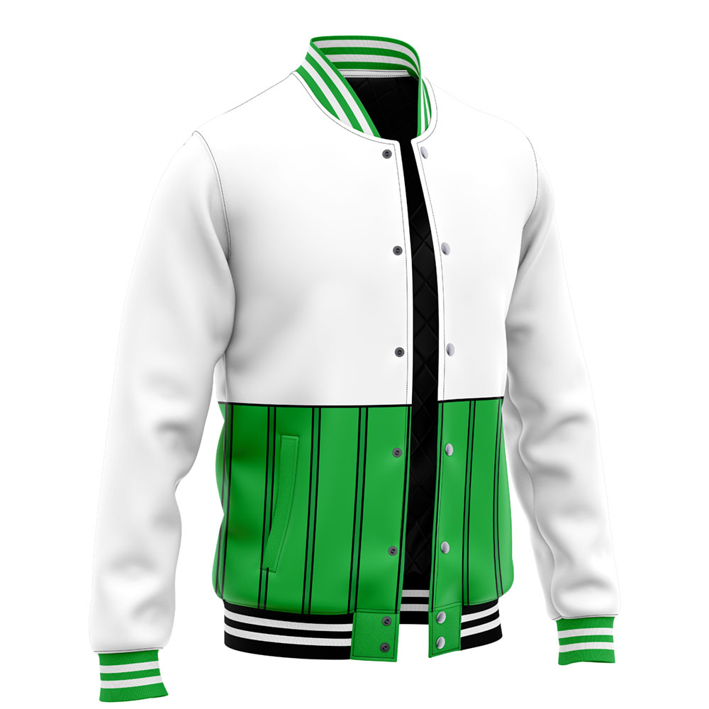 Zoro One Piece Varsity Jacket - Image 2