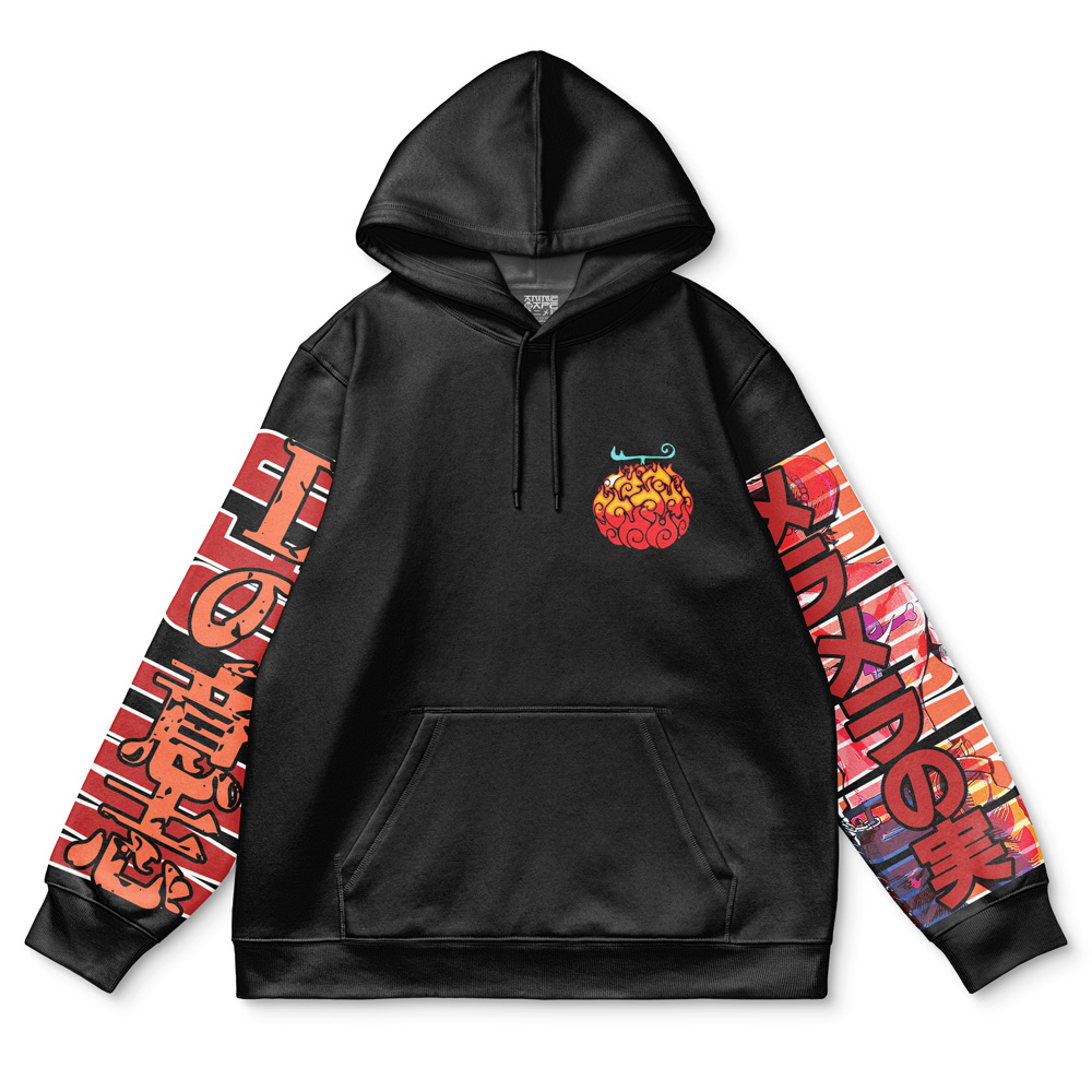 Portgas D. Ace V2 One Piece Streetwear Hoodie - Image 2