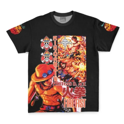 Portgas D. Ace V2 One Piece Streetwear T-Shirt
