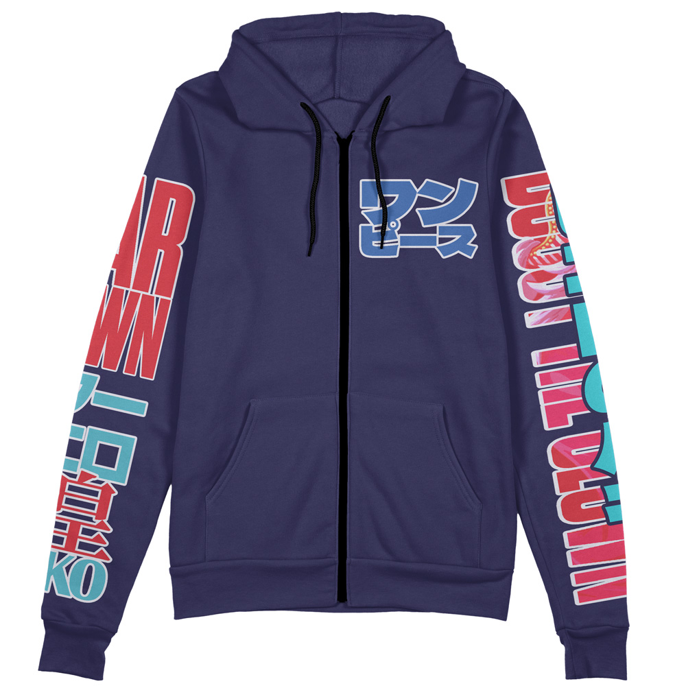 Buggy One Piece Streetwear Zip Hoodie Jacket - Image 2