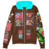 chopper Zip Hoodie Front Mockup - One Piece Shop