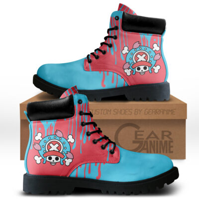 Tony Tony Chopper Custom Anime Combat Boots Symbol