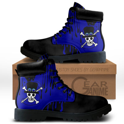 Sabo Custom Anime Combat Symbol Style Boot