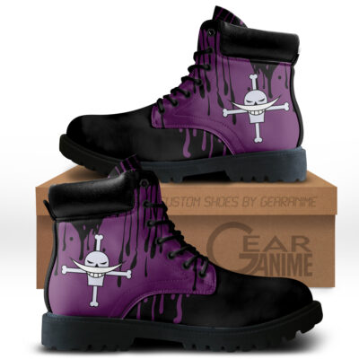 Edward Newgate Custom Anime Combat Symbol Style Boot