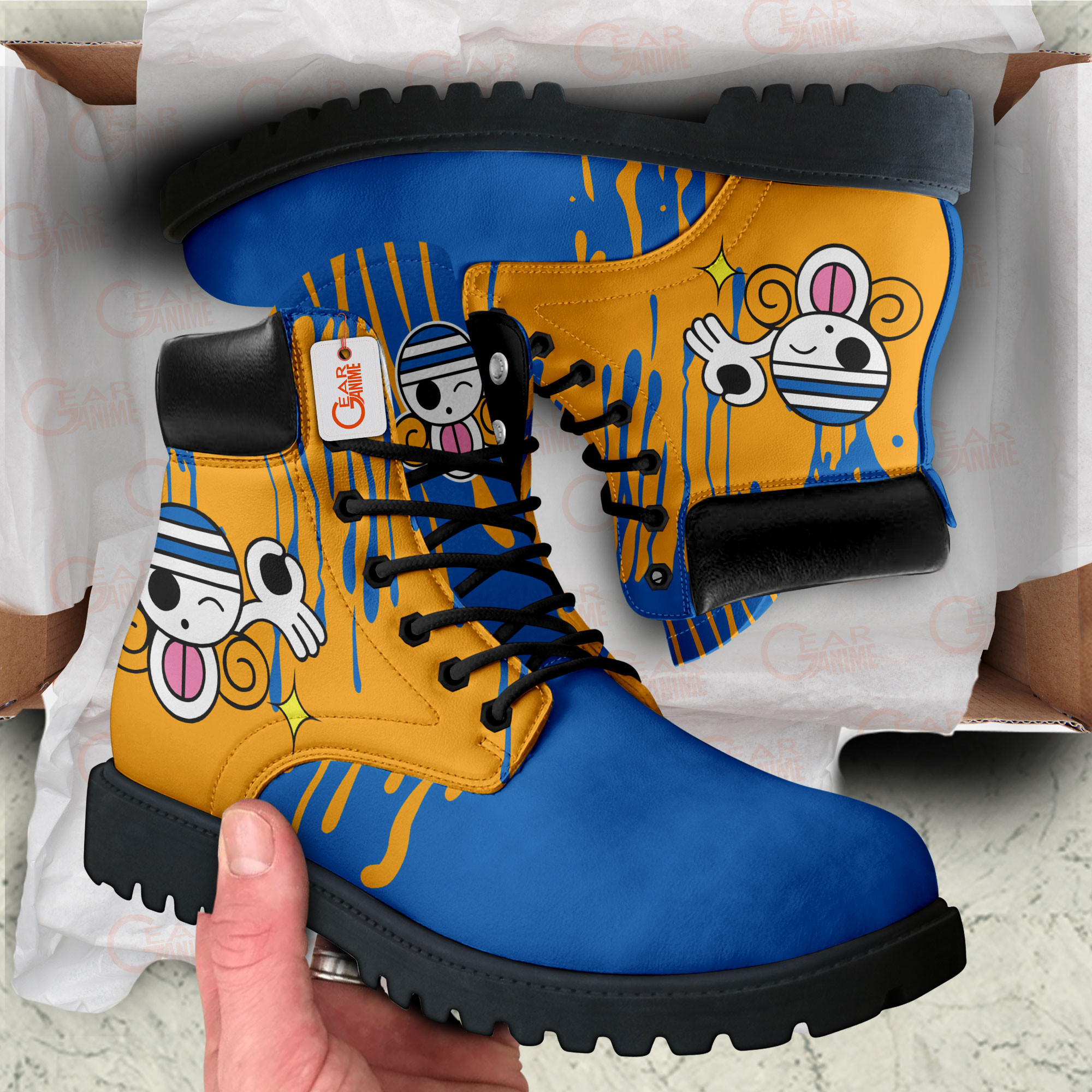 Nami Custom Anime Combat Symbol Style Boot - Image 2