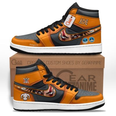 Portgas D. Ace High-Top AJ1 Sneaker