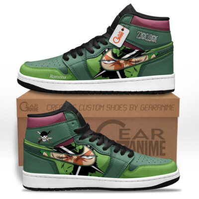 Roronoa Zoro Pirate Hunter High-Top AJ1 Sneaker