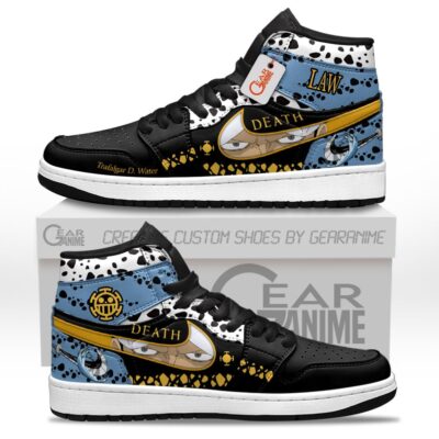 Custom Name Trafalgar D. Law Eyes High-Top AJ1 Sneaker