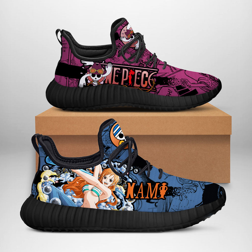 Nami and Nico Robin Yeezy Shoes
