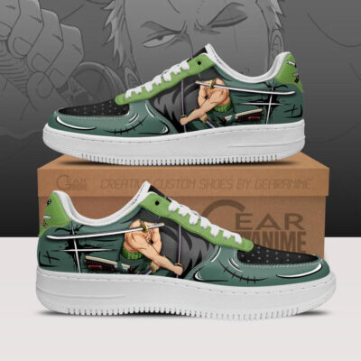 Zoro Santoryu Low Air Force Shoes