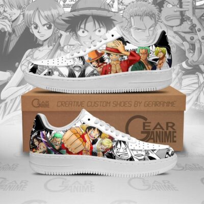 Straw Hat Pirates Low Air Force Shoes