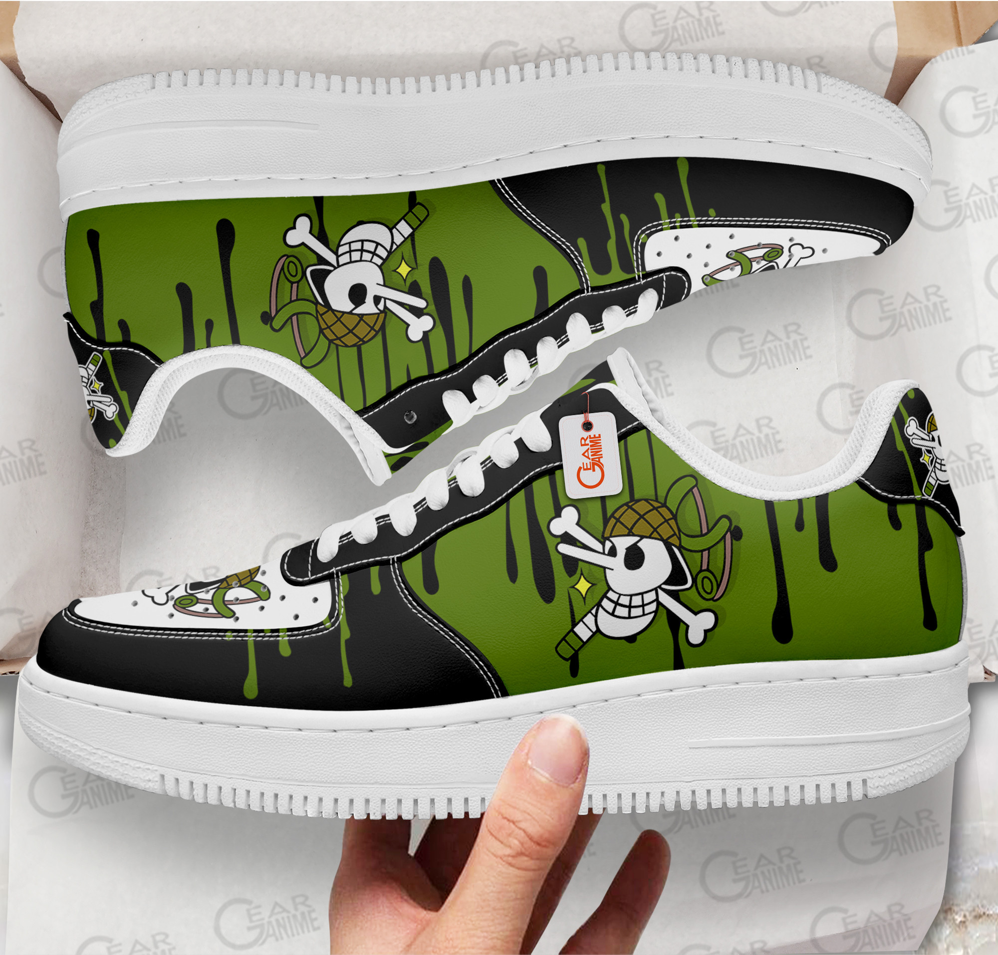 Usopp Symbol Low Air Force Shoes - Image 2