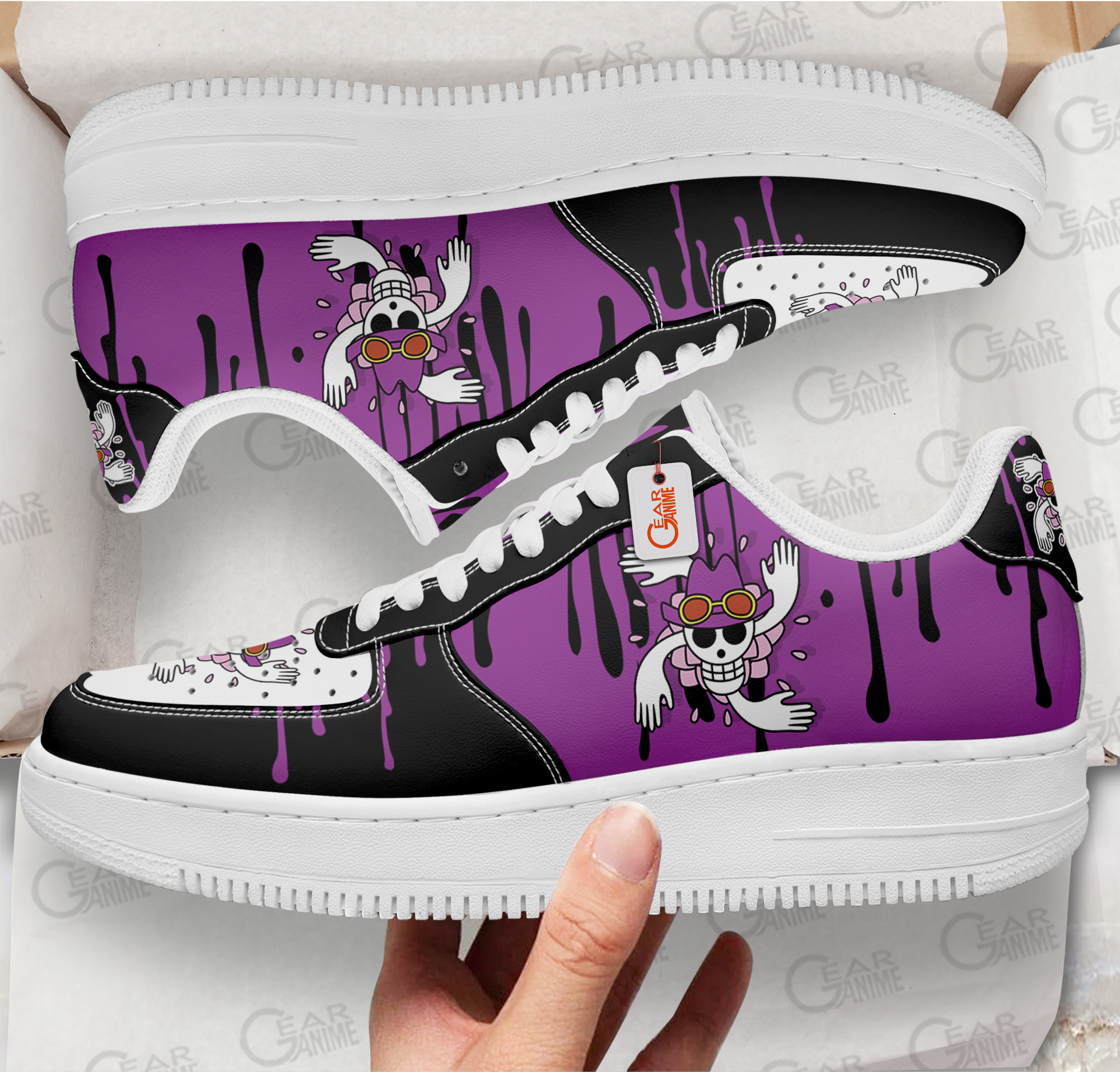 Nico Robin Symbol Low Air Force Shoes - Image 2