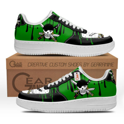 Zoro Roronoa Symbol Low Air Force Shoes
