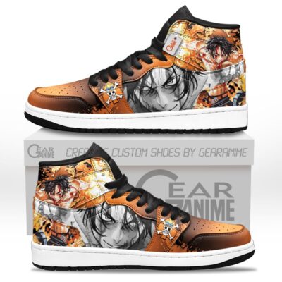 Portgas D. Ace Unique High-Top AJ1 Sneaker