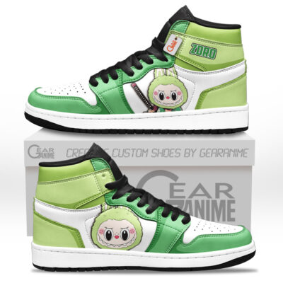 Personalized Zoro Labubu High-Top AJ1 Sneaker