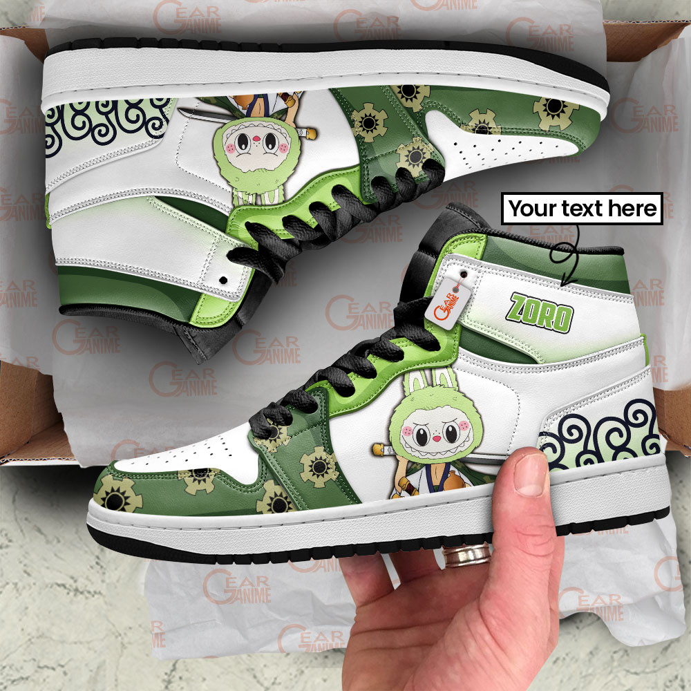 Personalized Zoro Wano Labubu High-Top AJ1 Sneaker - Image 2