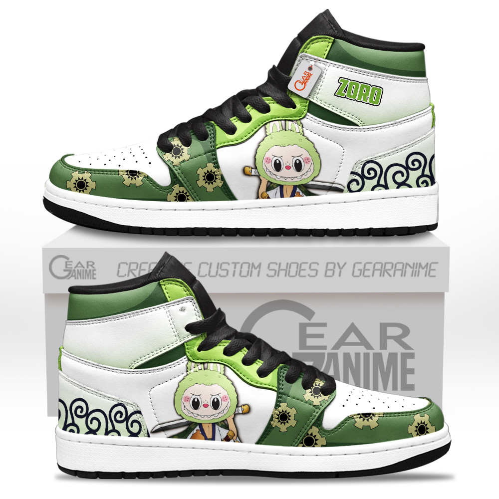 Personalized Zoro Wano Labubu High-Top AJ1 Sneaker