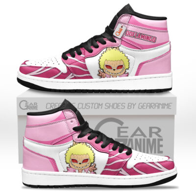 Personalized Doflamingo Labubu High-Top AJ1 Sneaker