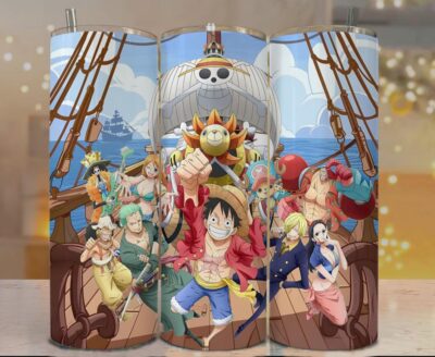 Anime Pirate Crew Tumbler
