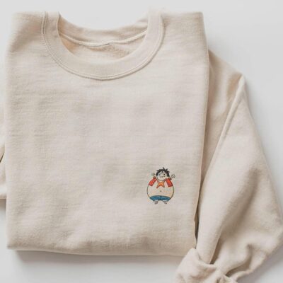 Luffy Chibi Embroidered Clothing