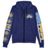 jinbei Zip Hoodie Front Mockup - One Piece Shop