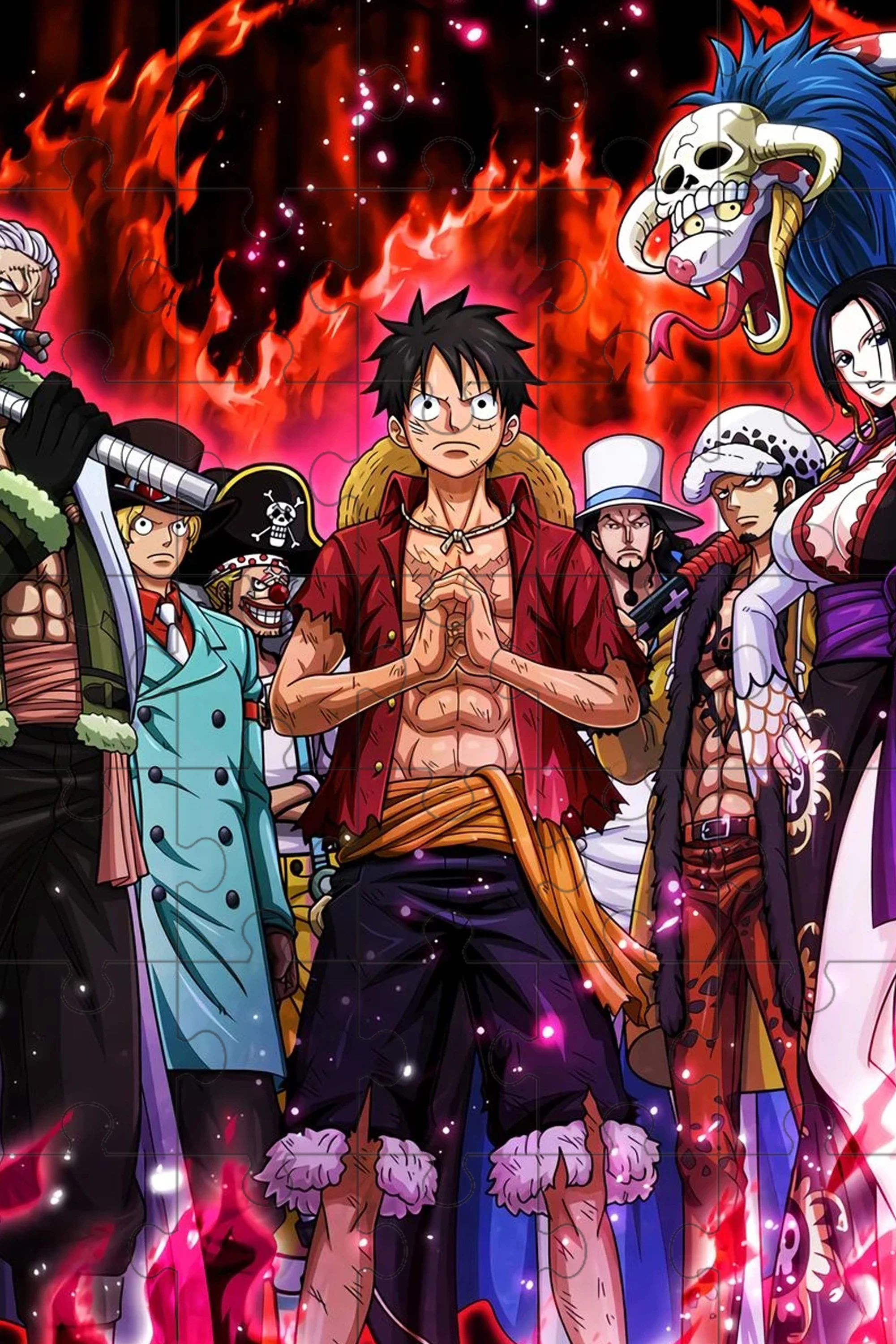 Luffy Puzzle Creative Diy Mini Wooden Puzzle - Image 2