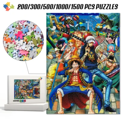 Anime Diy Best Gift for Family 200/300/500/1000/1500Pcs Puzzle
